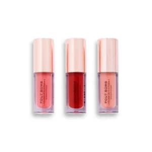 Makeup Revolution Caramel Apple Mini Pout Bomb Lip Gloss Set
