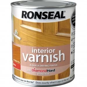 Ronseal Interior Quick Dry Gloss Varnish Antique Pine 250ml