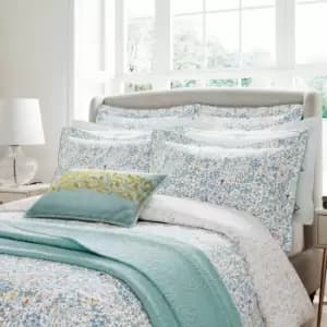 V&A Samara Double Duvet Cover, Aqua