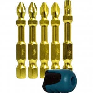 Makita 5 Piece Impact Gold Mag Boost Screwdriver Bit Set