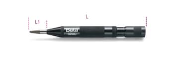 Beta Tools 32 AU - 3mm Automatic Centre Punch - Length 150mm 000320160