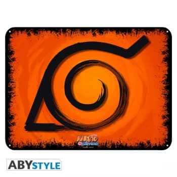 Naruto Shippuden - Konoha (28 x 38cm) Metal Plate