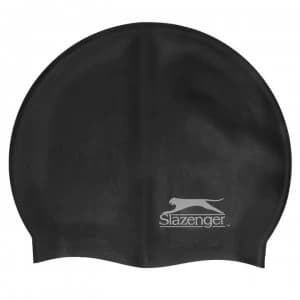 Slazenger Silicone Swimming Cap Adults - Black