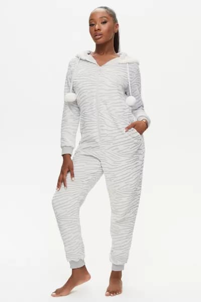 Zebra Texture Onesie