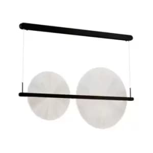 Larissa Veria LED Ceiling Pendant Light 70W 3000K Iron, Aluminum Sandy Black