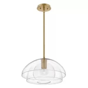 Hinkley Lotus Dome Pendant Ceiling Light Heritage Brass