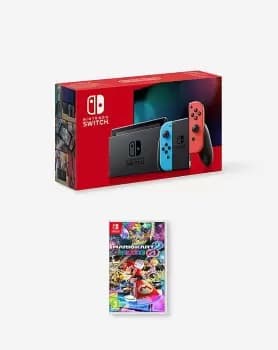 Nintendo Switch Neon + Mario Kart 8