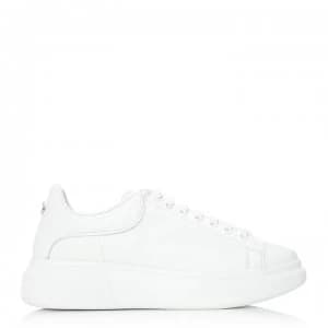 M by Moda Chunky Britt Trainers - WHT/WHT BACK