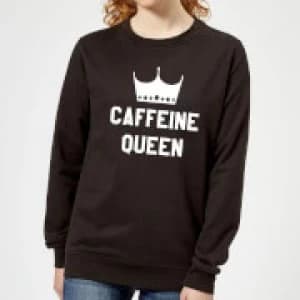 Caffeine Queen Womens Sweatshirt - Black - 3XL
