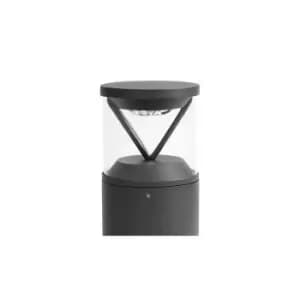 Rush Integrated LED Pedestal Light Outdoor Ground Light Grey, 2700K, IP65