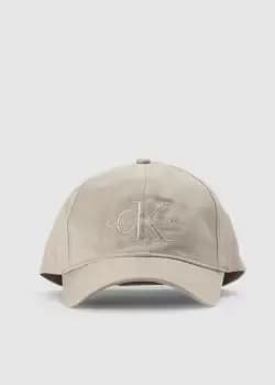 Calvin Klein Womens Tonal Monogram Baseball Cap In Dune