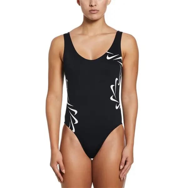 Nike M L U-Bk OneP Ld99 One Piece Swimsuits 8 (XS) Black 31680603310