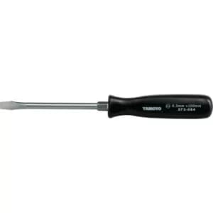 Mechanics Flat Head Screwdriver, 6.5MM Slotted Tip, 100MM Blade