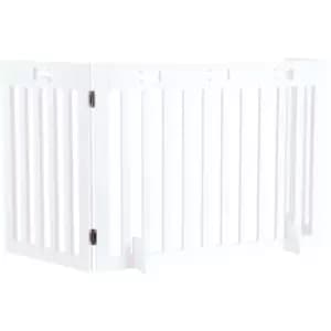 Dog Barrier 3-part MDF 82-124cm White TRIXIE - White