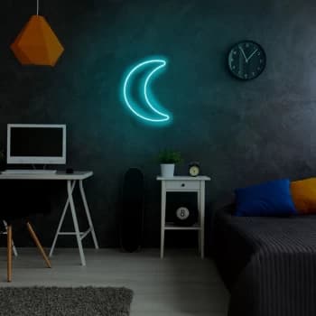 Crescent - Blue Blue Wall Lamp