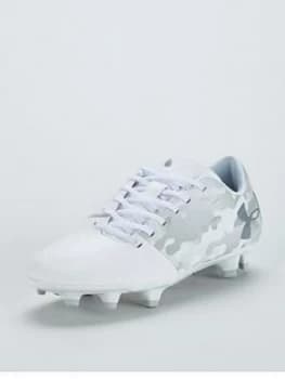 Urban Armor Gear Junior Spotlight Dl Firm Ground Football Boots White Size 1