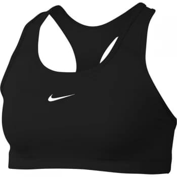 Nike Swoosh Womens Medium-Support 1 Piece Pad Sports Bra - Black