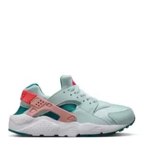 Nike Huarache Run Big Kids Shoes - Green