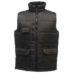 TRA803 Mens Steller Ripstop Black Medium Body Warmer