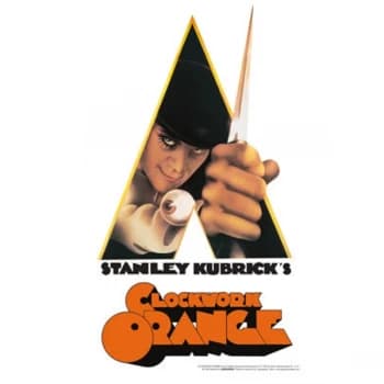 A Clockwork Orange Knife Tin Sign