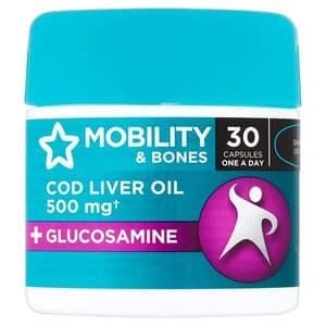Superdrug Cod Liver Oil and Glucosamine Capsules x 30