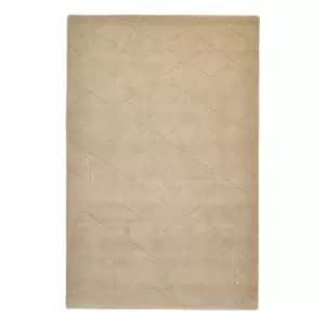 Pure Wool Rug with Subtle Geometric Design