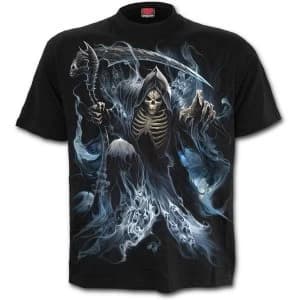 Ghost Reaper Mens Large T-Shirt - Black