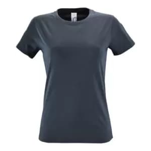 SOLS Womens/Ladies Regent Short Sleeve T-Shirt (3XL) (Mouse Grey)