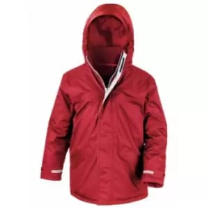 Result Childrens/Kids Core Winter Parka Waterproof Windproof Jacket (11-12) (Red)
