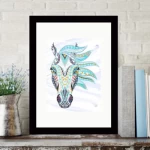 SC262366673 Multicolor Decorative Framed MDF Painting