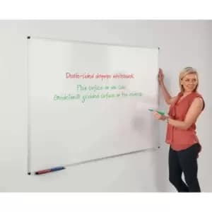 Metroplan WriteOn Dual Faced Whiteboard 1200 x 1800mm, white