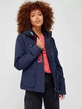 Superdry Ultimate Windcheater Coat - Blue Size 10, Women