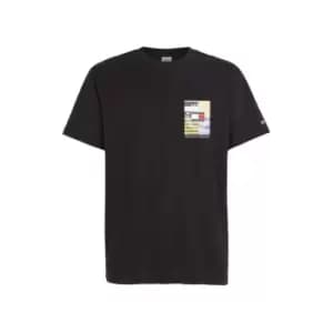 Tommy Jeans Tjm Rlx Flag Crisp Tj Luxe Tee - Black