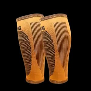 Pair of Calf Compression Support Sleeves For Shin Splint Pain Relief