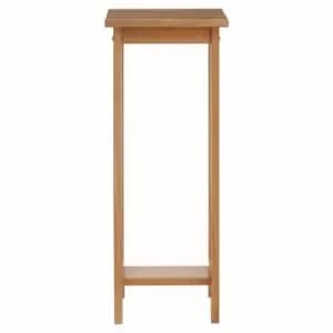 Interiors By Ph Square Plant Stand Tropical Hevea Wood Natural