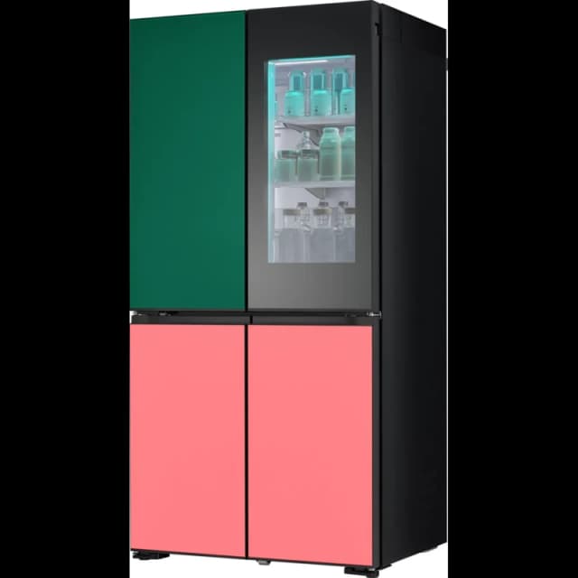 LG MoodUP InstaView GMV960NNME WiFi Connected Total No Frost American Fridge Freezer - Multi Colour - E Rated