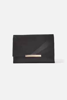 Satin Fold Over Clutch Bag