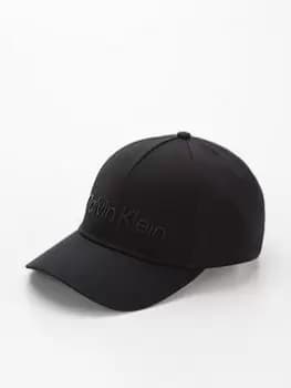 Calvin Klein Technical Organic Cotton Logo Baseball Cap - Black, Men