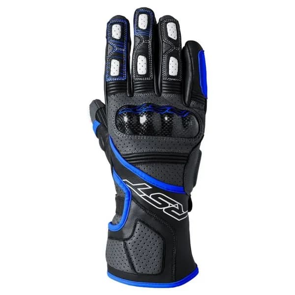 RST Fulcrum Gloves Grey Blue Black Size 8
