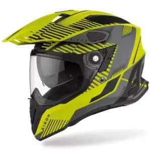 Airoh Commander Boost Motocross Helmet, yellow, Size 2XL, yellow, Size 2XL