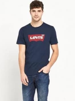 Levis Batwing Short Sleeve T-Shirt - Navy Size M Men