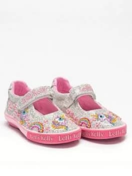 Lelli Kelly Girls Abigail Dolly Shoe - Silver