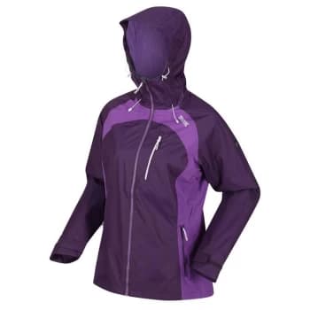 Regatta Womens Highton Stretch II Waterproof & Breathable - DkAuber/Purp
