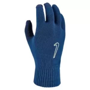 Nike Knit Swoosh Gloves - Blue