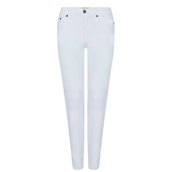 French Connection 30 Skinny Jeans - White 6