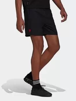 adidas Manchester United Shorts, Black Size M Men