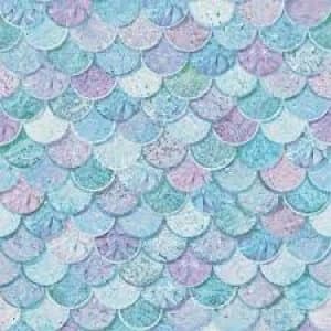 Arthouse Mermazing Scales Ice Blue Wallpaper