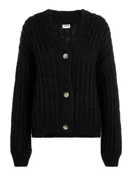 NOISY MAY Knit Cardigan Women Black