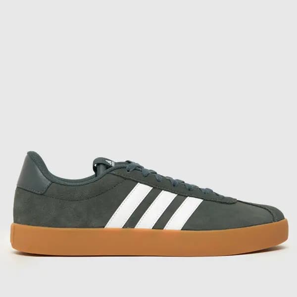 adidas Sportswear Mens VL Court 3.0 Trainers - Dark Green, Dark Green, Size 8, Men Dark Green VUORE Male 8