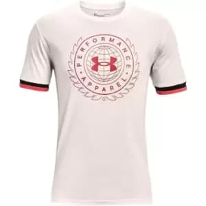 Under Armour Crest T Shirt Mens - White